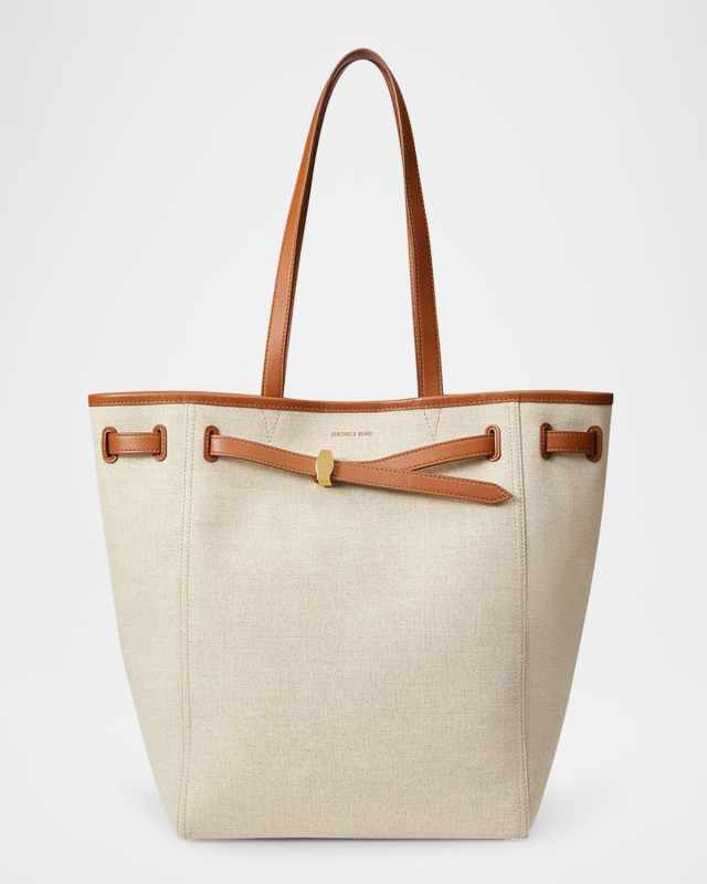 Dash Canvas & Leather North-South Tote Bag